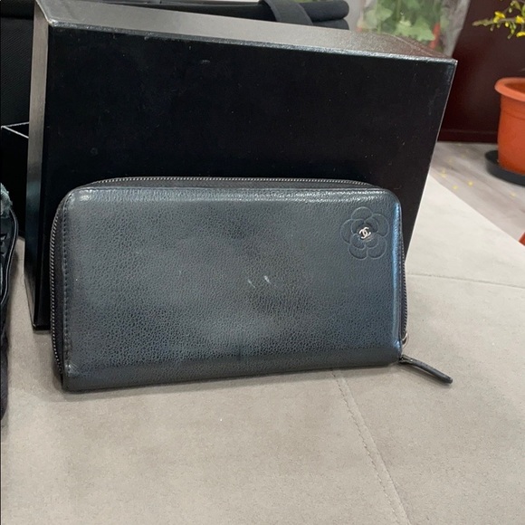 Authentic Chanel Zipper Around Wallet main image 1